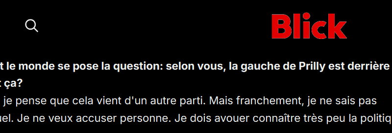 Insinuations infondées du Blick: le PSIG saisit le Conseil de la presse