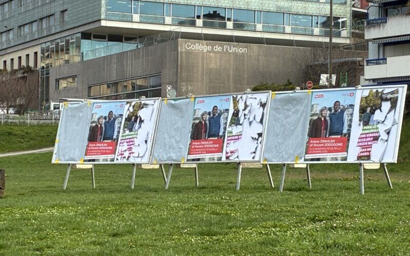 Affiches électorales arrachées à Prilly
